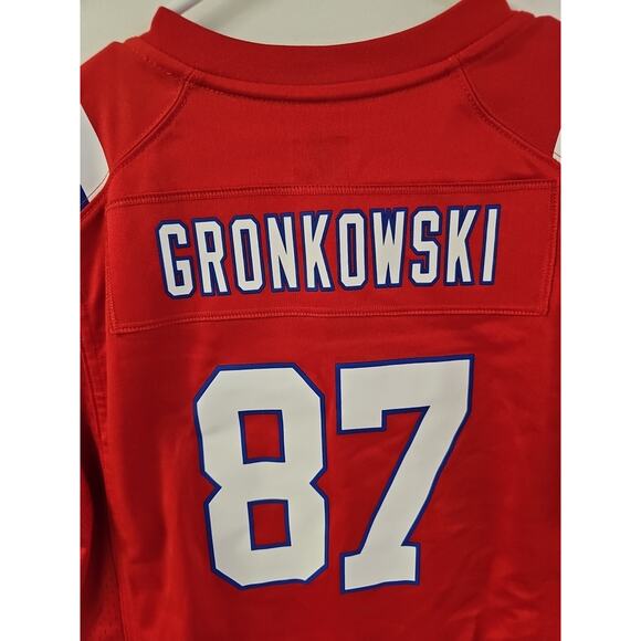 Nike NFL On Field Womens M Jersey New England Patriots #87 Rob Gronkowski SB LII - Picture 9 of 9